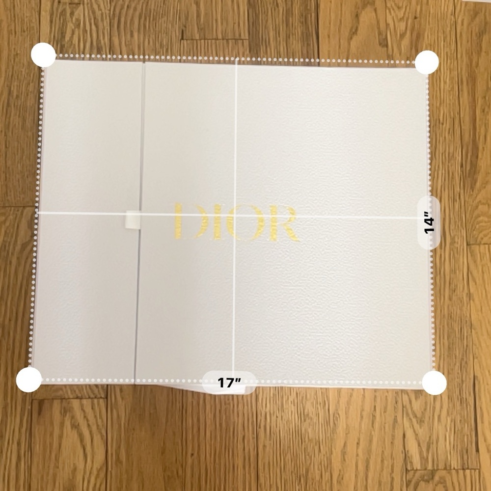 Dior White and Gold Storage Box
